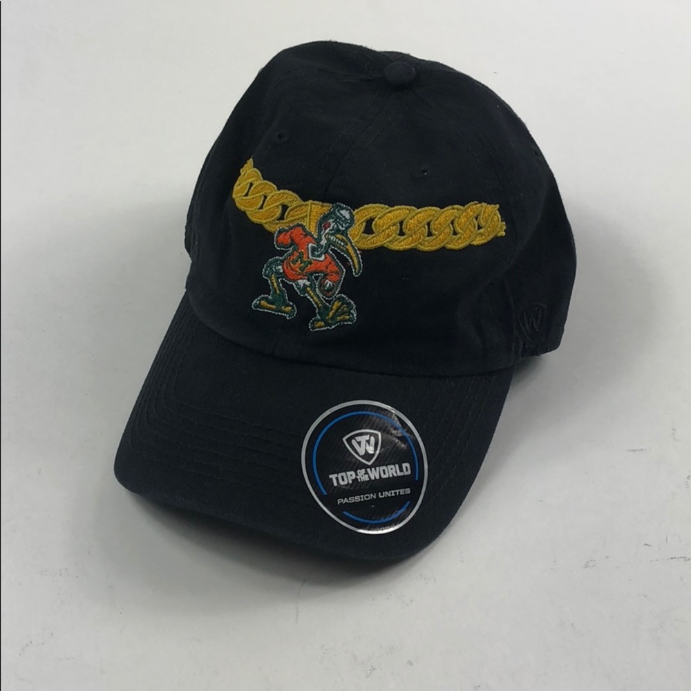 Miami Hurricanes Top of the World Hats New F84